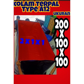  terpal  kolam ukuran 200x100x100 type  a12 Shopee Indonesia