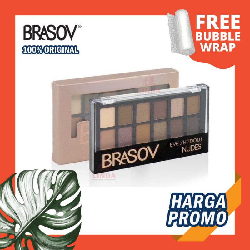 BRASOV EYE SHADOW NUDES 12 COLORS