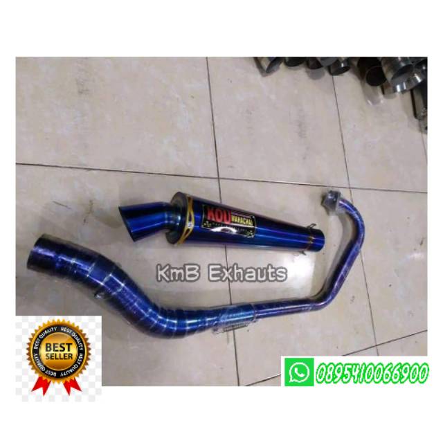 Knalpot kou full bluemoon