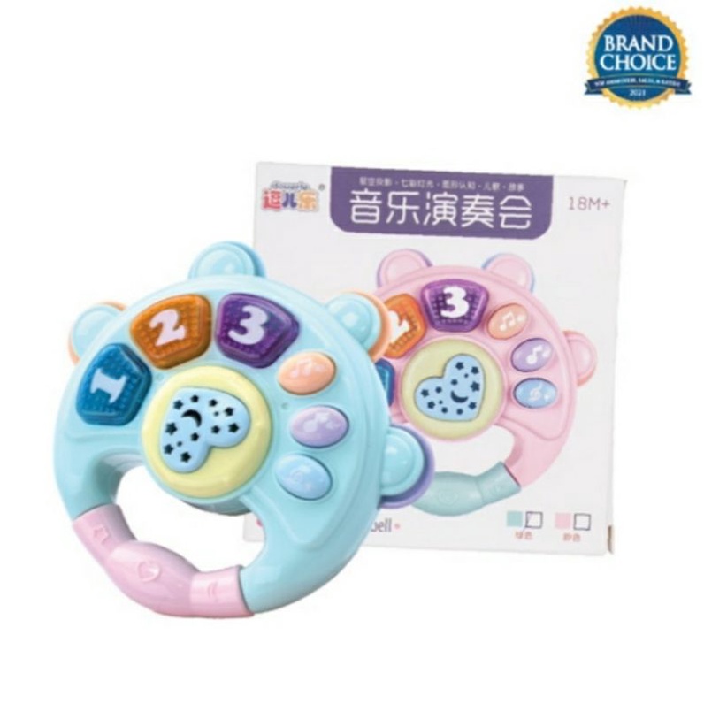 IQ ANGEL Tambourine Toys Mainan Musik Edukasi Baby Toys