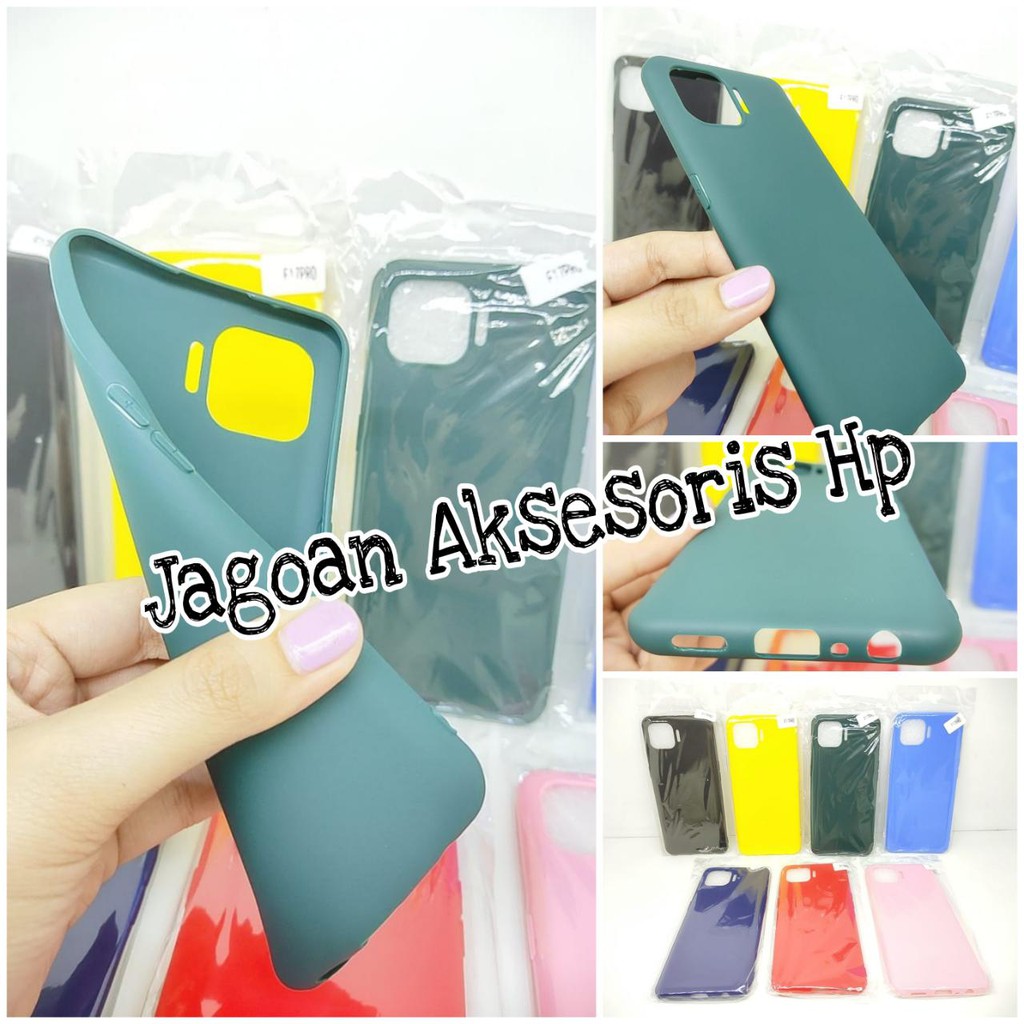 TPU MACARON Oppo Reno 4F 6.43 Inchi Softcase Silicon Candy F17 Pro Anti Noda