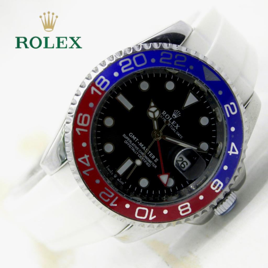JAM TANGAN PRIA ROLEX RUBBER SUPER NEW TALI RUBBER COD BEST SELLER