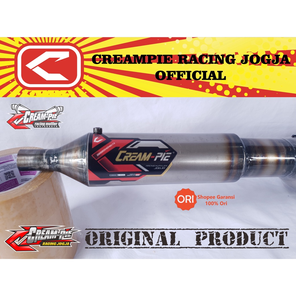 Knalpot Creampie RX King Kolong 3v3 Cacing ORIGINAL-3