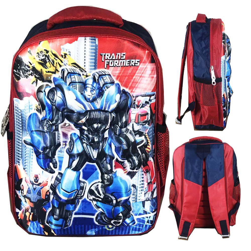 PALING MURAH + FREE ONGKIR !!! Tas Ransel Sekolah SD EMBOSS BUMBLE OPTIMUS VW