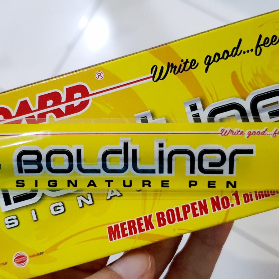 

ISI BALLPOINT / REFILL STANDARD BOLDLINER 1.0 MM SIGNATURE PEN / TANDA TANGAN