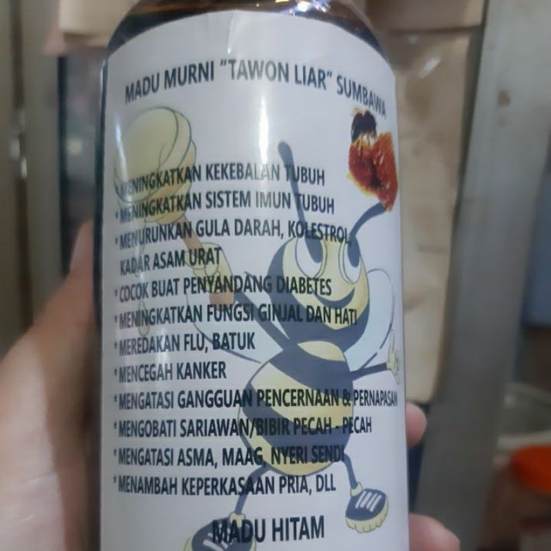 

Madu Hitam Murni Tawon " Sumbawa