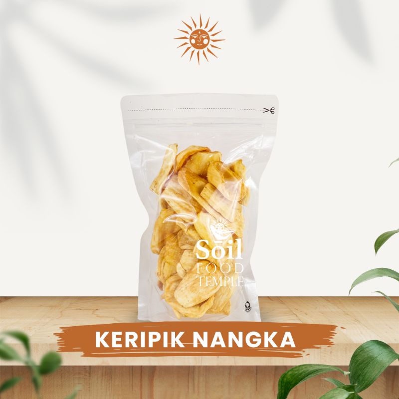 

Jackfruit Chips - Keripik Nangka Camilan Sehat Buah Kering Airfried 100gr