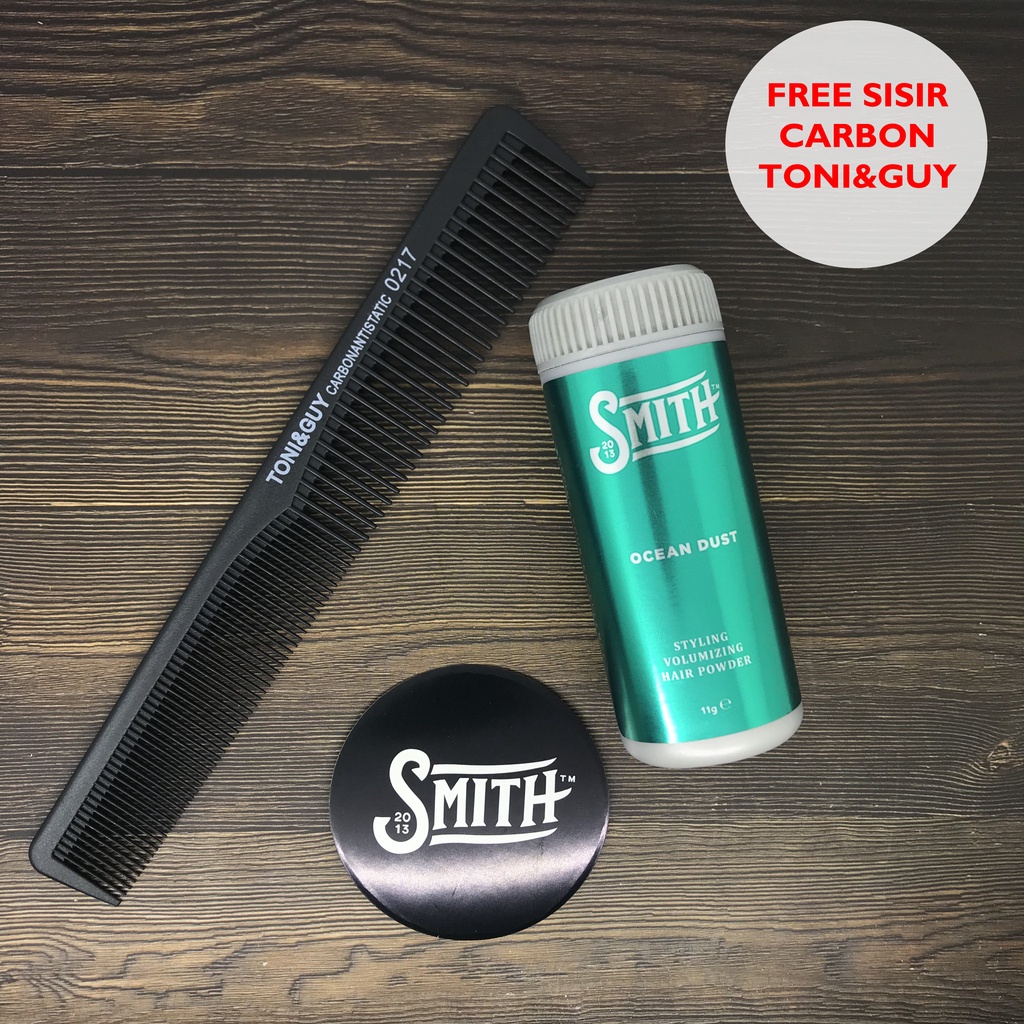 Smith Ocean Dust Styling Volumizing Hair Powder BPOM 11gr Smith Powder Rambut Free Sisir