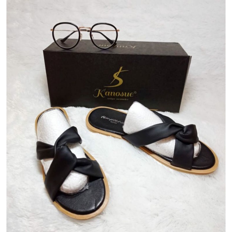 [SALE] SLOP SANDAL FLATS KS2041 IQ #Realstock