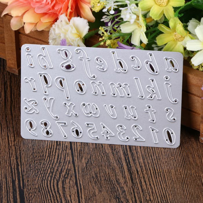 

Cutting Dies Alphabet and Number Pattern