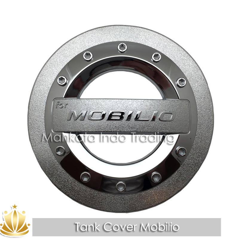 Tank Cover MOBILIO / Tutup Bensin Tangki Tengki MOBILIO Model SPORTY Chrome