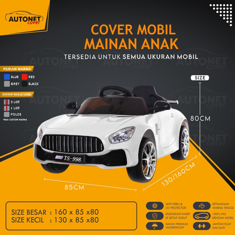 Cover Mobil Mainan Anak Aki Sarung Penutup Mobil Mobilan Anak Termurah