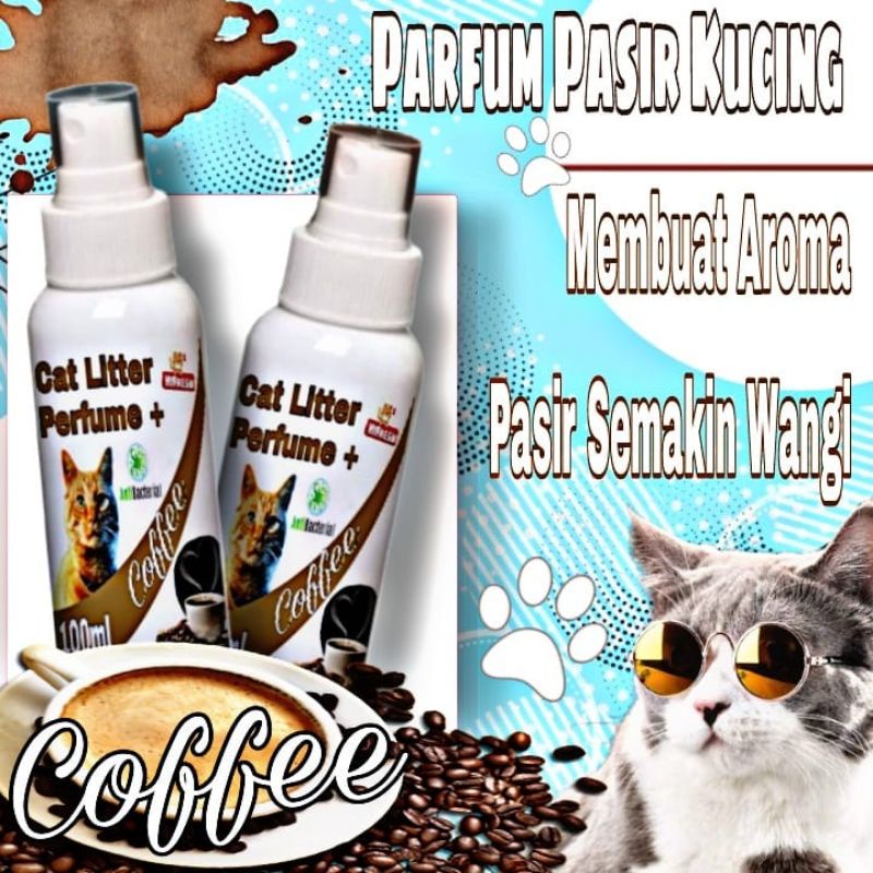 Parfum Pasir Kucing Wangi 100ml / Cat Litter Perfume / Pengharum Pasir Kucing / Pewangi Pasir Kucing / Pasir Kucing Gumpal Wangi / Pasir Bentonite / Pasir Wangi / Pasir Cuci Kucing/ Pasir Zeolite / Cat Perfume / Anti Bakteria