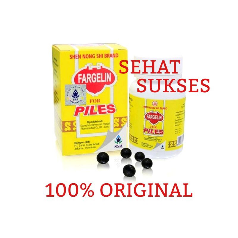 FARGELIN FOR PILES - OBAT WASIR / AMBEIEN ( ISI 60 PIL)