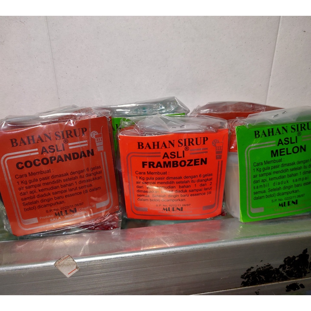 

RESEP SYRUP MURNI SOLO