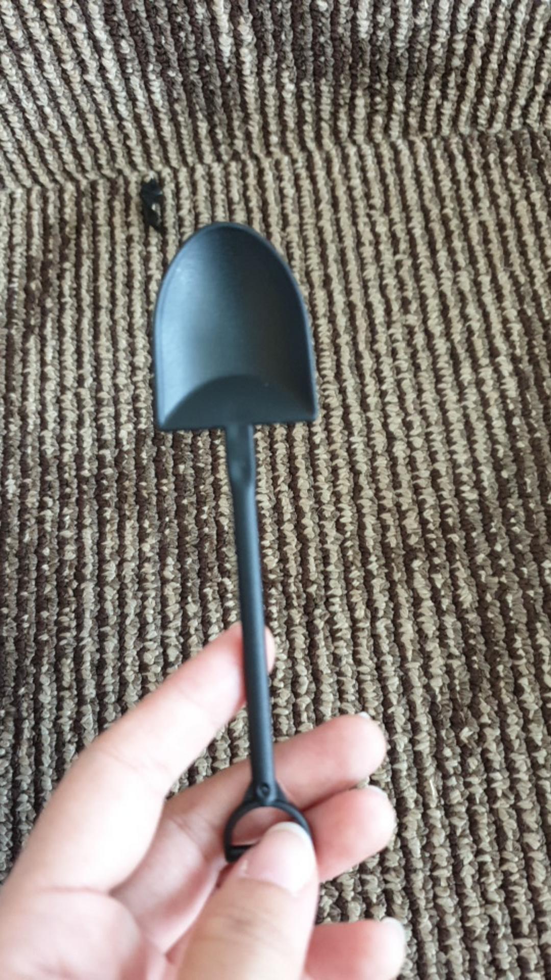 Sendok Plastik Bentuk Spade / Cangkul Kue Sendok Ulang Tahun Buah Buahan Dapur Oms Prestonlast