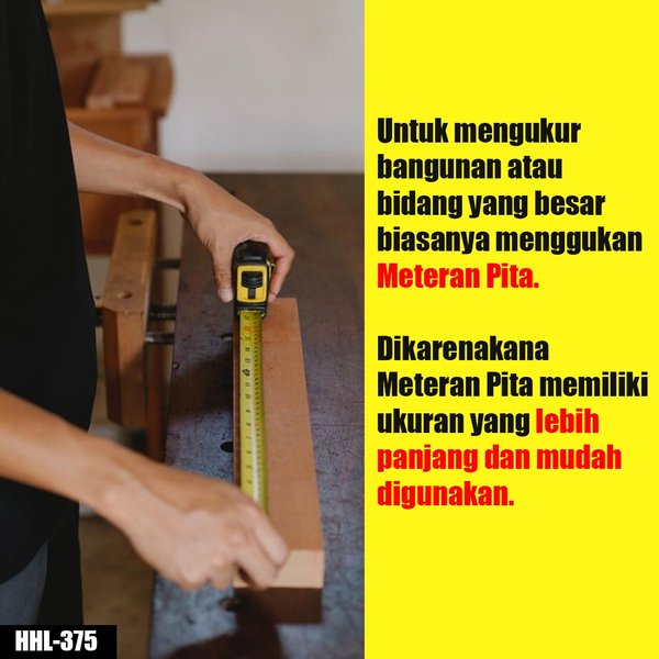 METERAN Bangunan Roll 3M tape measure alat bangunan