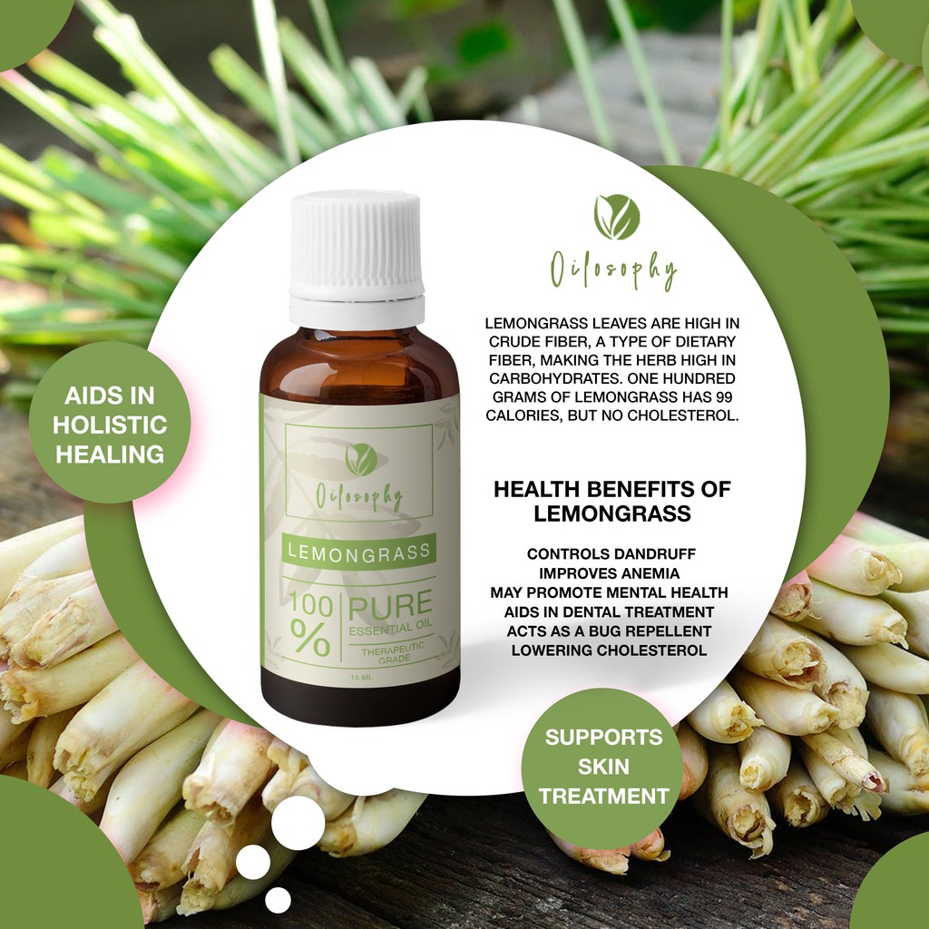 ESSENTIAL OIL | LEMONGRASS | SERAI | MINYAK KESEHATAN | MINYAK ATSIRI