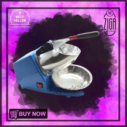 Mesin Es Serut Alat Penghancur Es Mesin Serut Es Listrik Ice Crusher 2 Pisau Untuk Ramadhan Z64