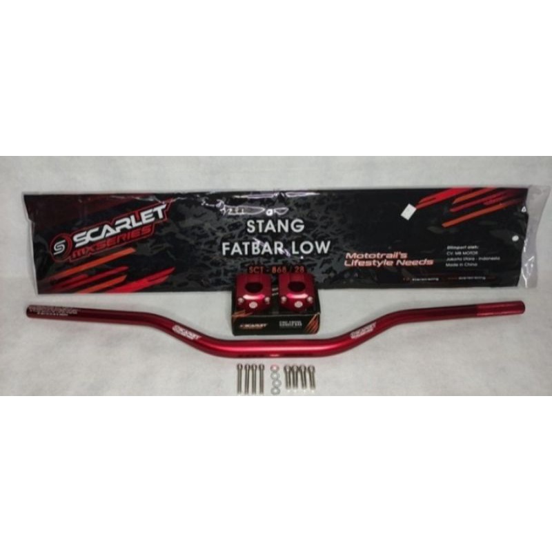stang fatbar scarlet low merah