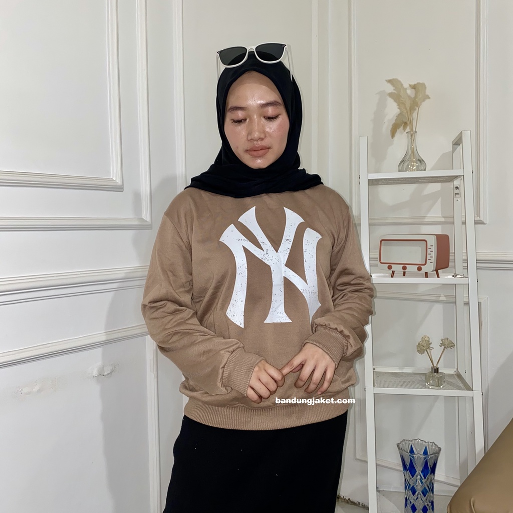 NY BIG LOGO SWEATER CRAWNECK || SWEWTER BASIC NEW ART