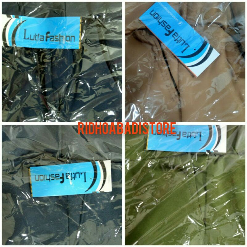 Celana Kulot Pendek Bahan Scuba,Celana Dewasa 7/8-7