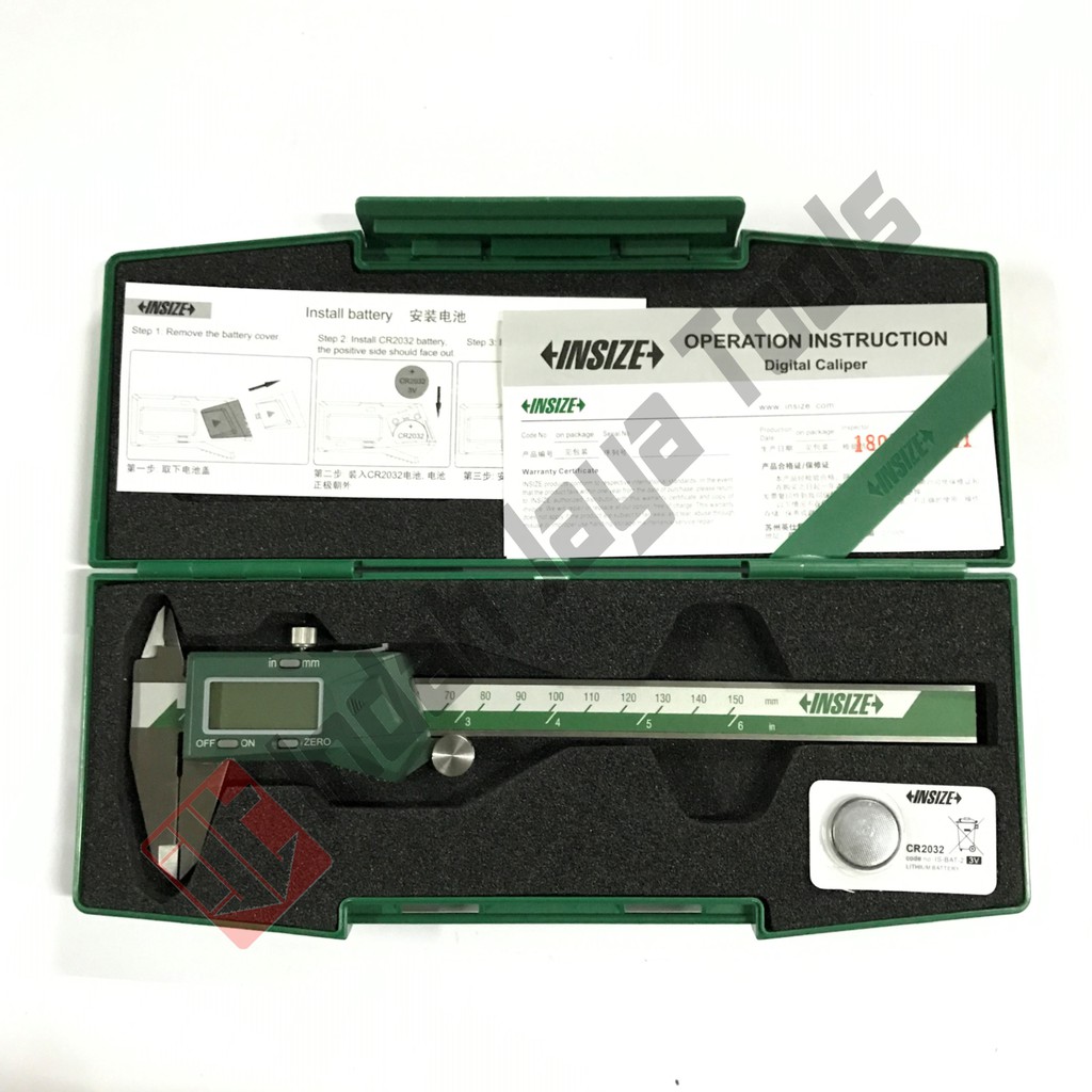 INSIZE 1108-150 Sigmat Digital 6 Inch 150 mm - Jangka Sorong Vernier Caliper