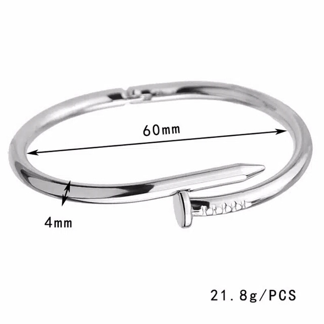 Gelang titanium/Gelang paku titanium / gelang wanita/ gelan pria / gelang lapis 24k