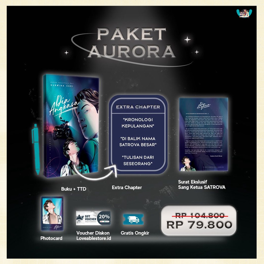 Ready Novel Dia Aurora Penulis: Nur Wyna-DIA ANGKASA