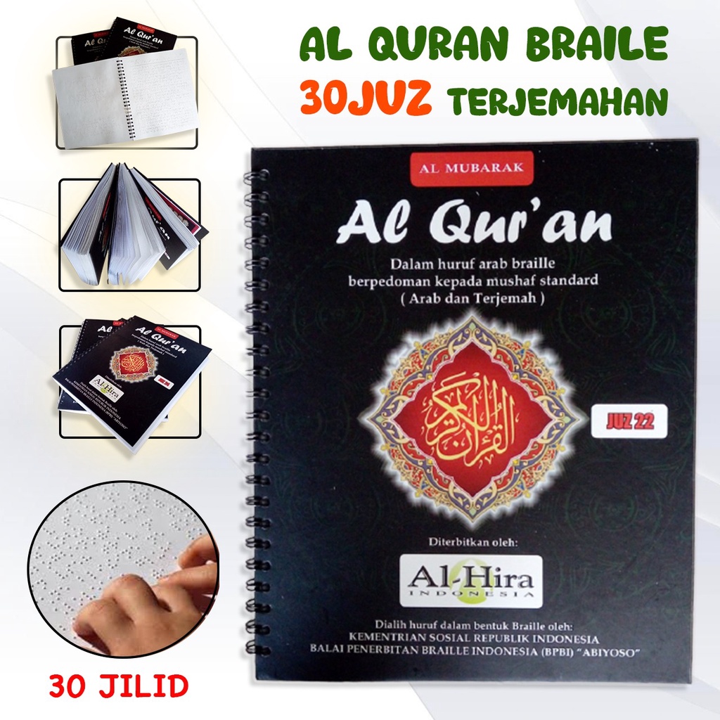 Alquran Braille 30 Juz Lengkap Dengan Terjemah