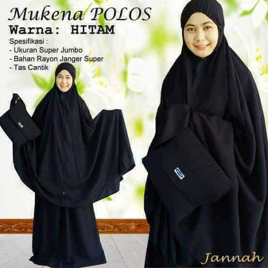 MUKENA EKSKLUSIF BALI POLOS (JANNAH)