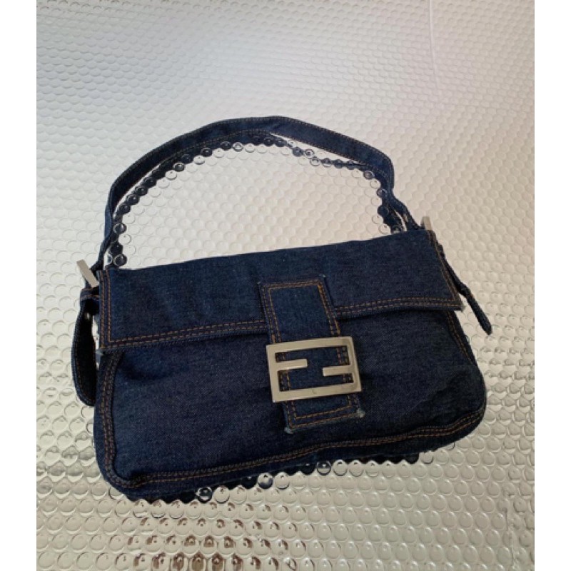 Vintage Fendi Baguette Denim bag