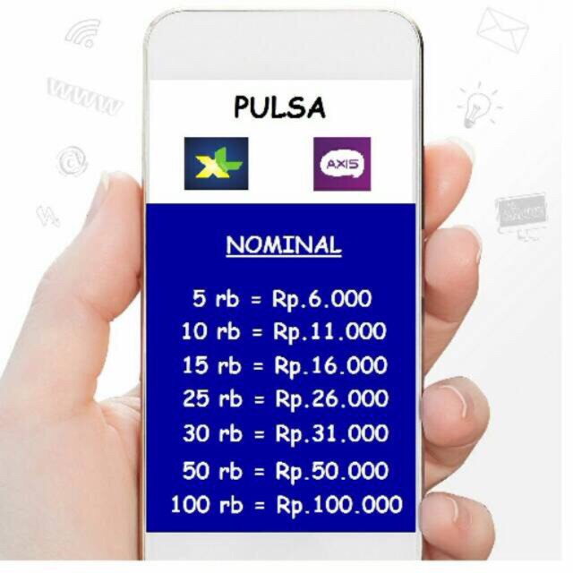 PULSA REGULAR XL DAN AXIS ELEKTRIK 30000 / 30K / 30 RIBU