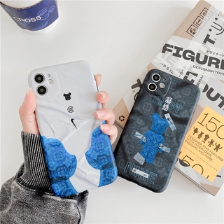 iPhone 12ã€Soft caseã€' Silk clot violent bear mobile phone