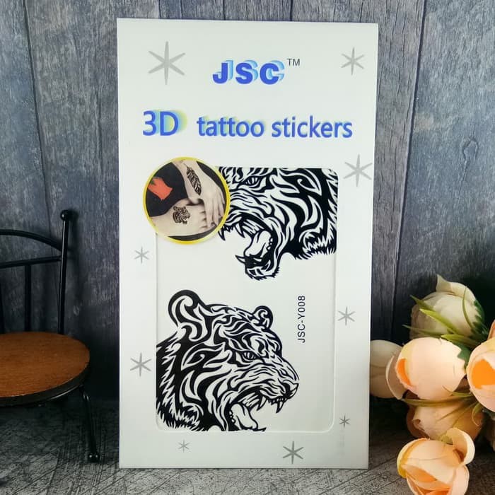 CLEARANCE SALE - JSC Tattoo Sticker Stiker Tato Fake Mudah Dipasang Dan DIhapus