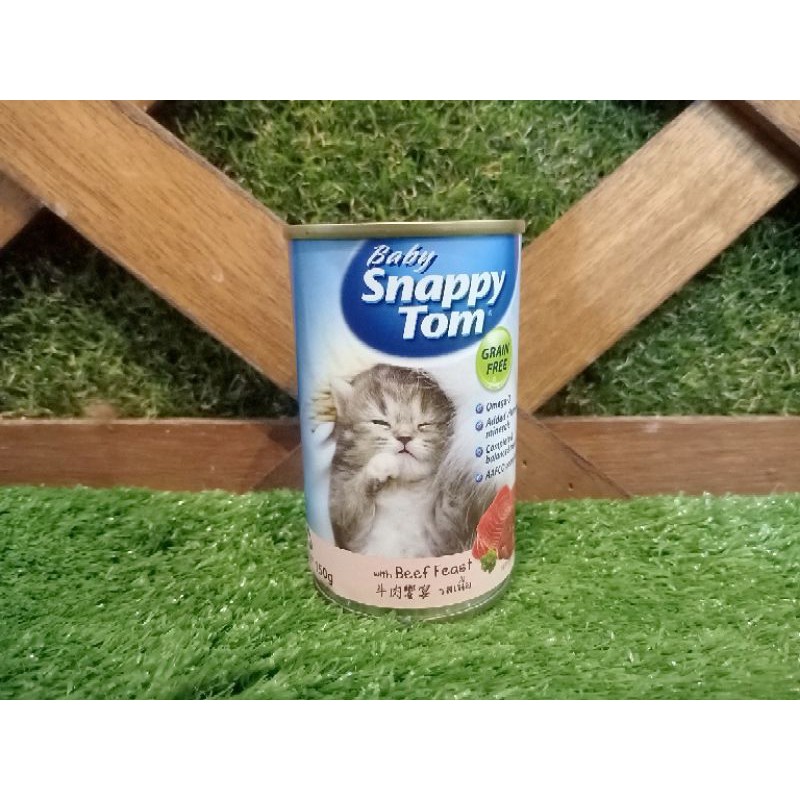 Snappy Tom Baby 150gr / makanan basah untuk kucing yang masih dibawah 1th