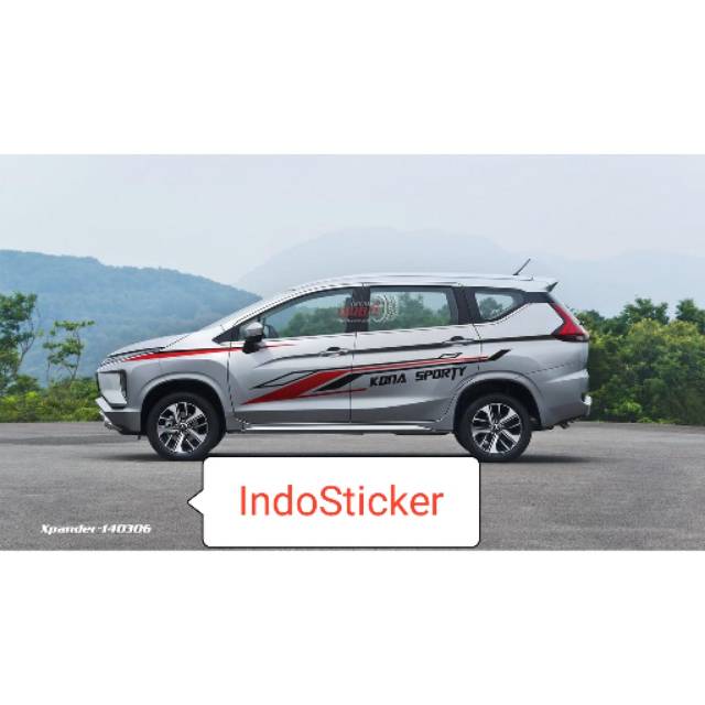 Stiker mobil xpander striping sticker body xpander