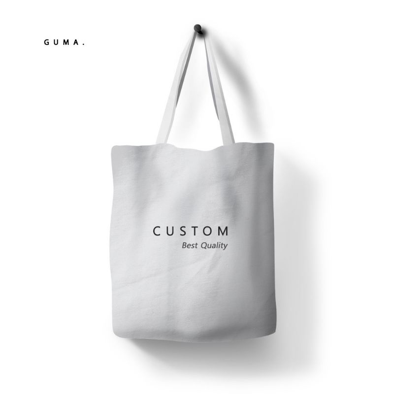 custom totebag canvas premium