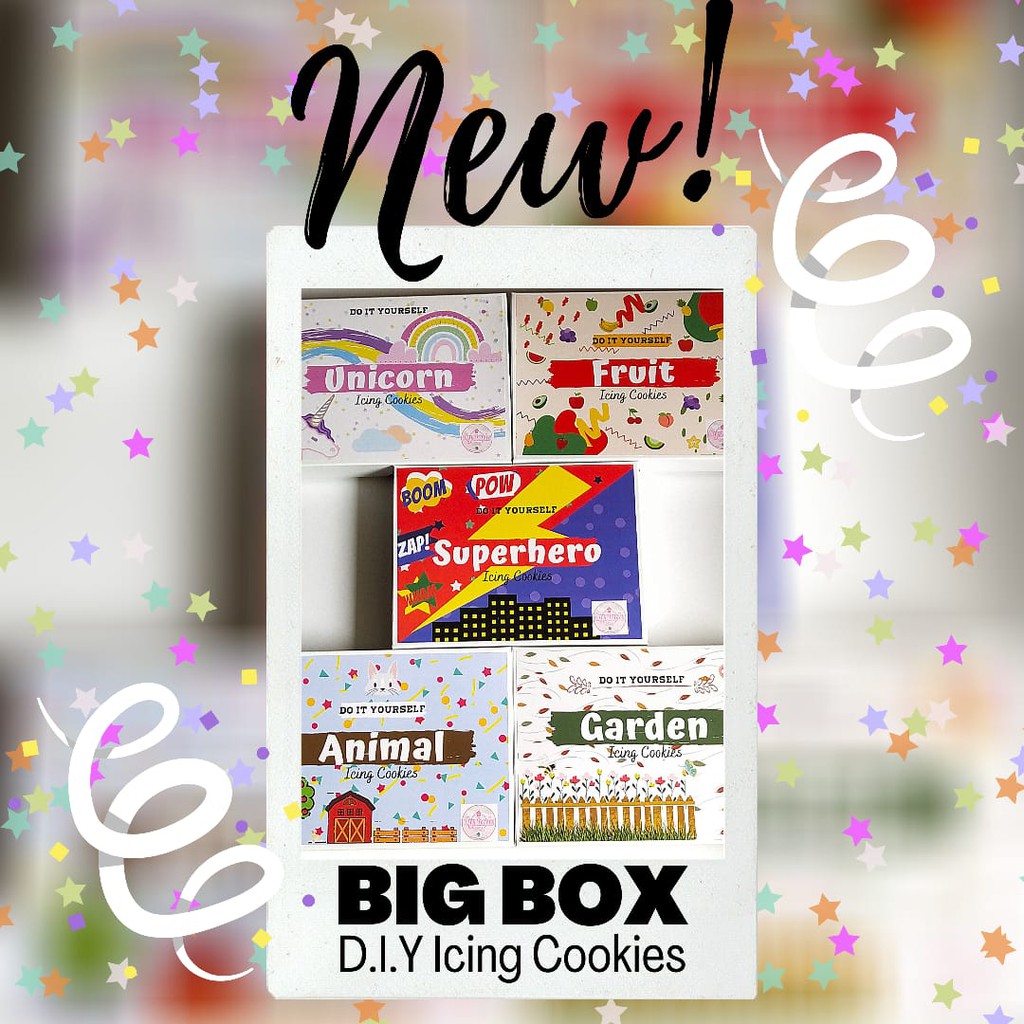 

DIY Do It Yourself Cookies BIG BOX | Kukis Hias Sendiri | Aktivitas Anak