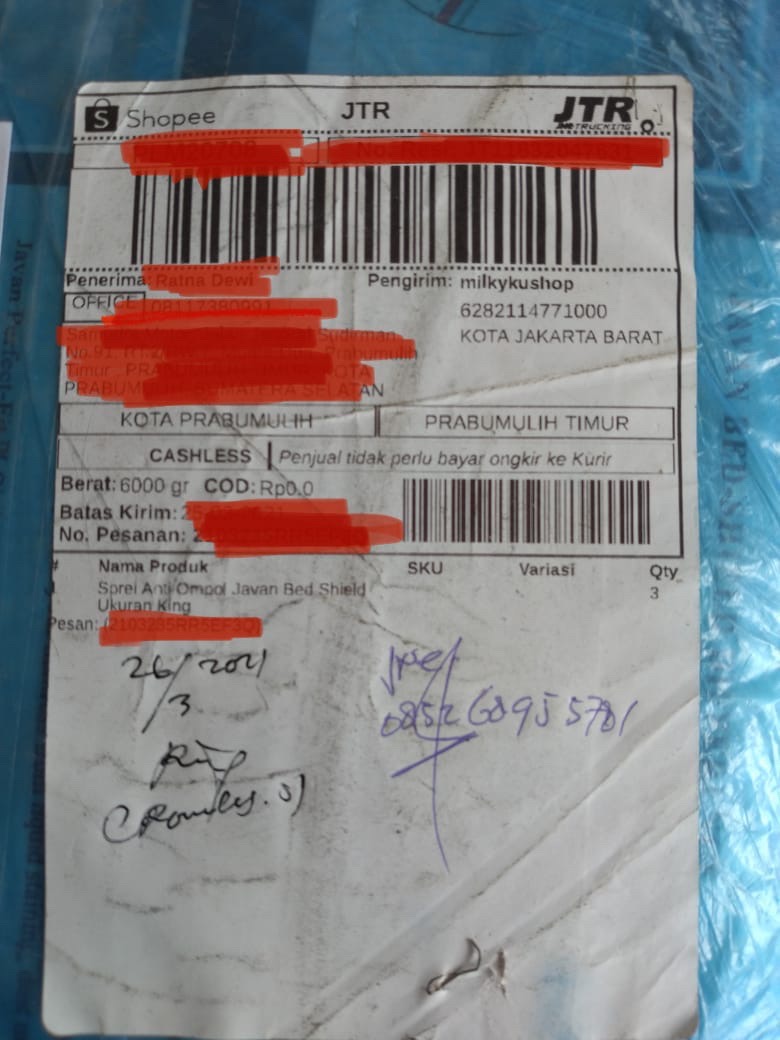 Sprei Anti Ompol Javan Bed Shield Ukuran King