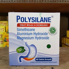 Polysilane tab obat lambung strip