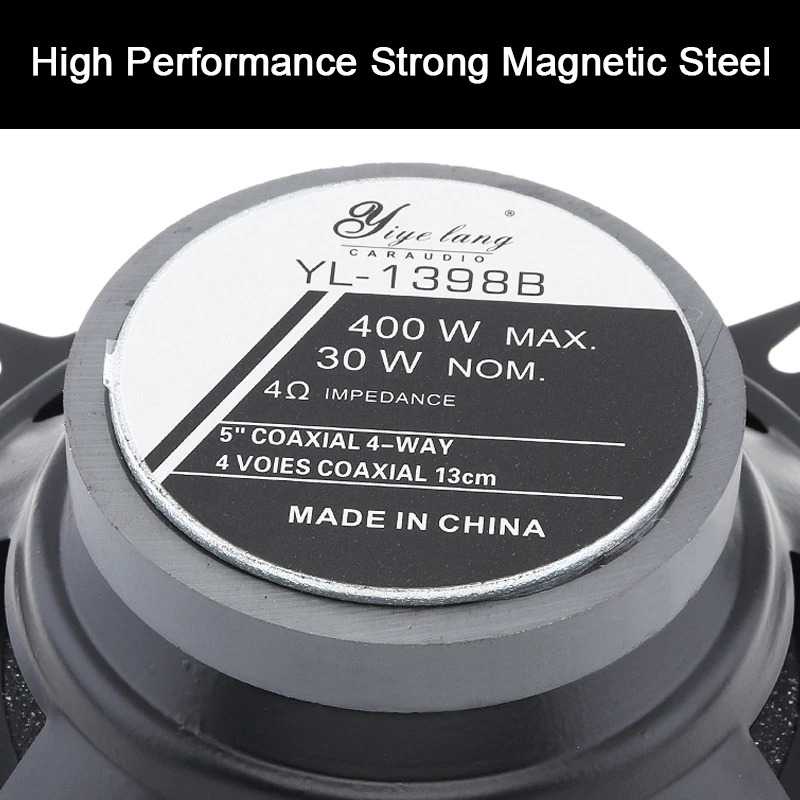 Yiyelang Speaker Mobil HiFi 4 Way 5 Inch 400W 2 PCS - YL-1398B