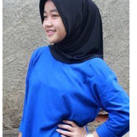 (TREN TERBARU) hijab sport volly/gym/senam/basket polos BAHAN JERSEY kerudung olahraga