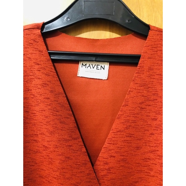 Maven Bianc Top Teracotta