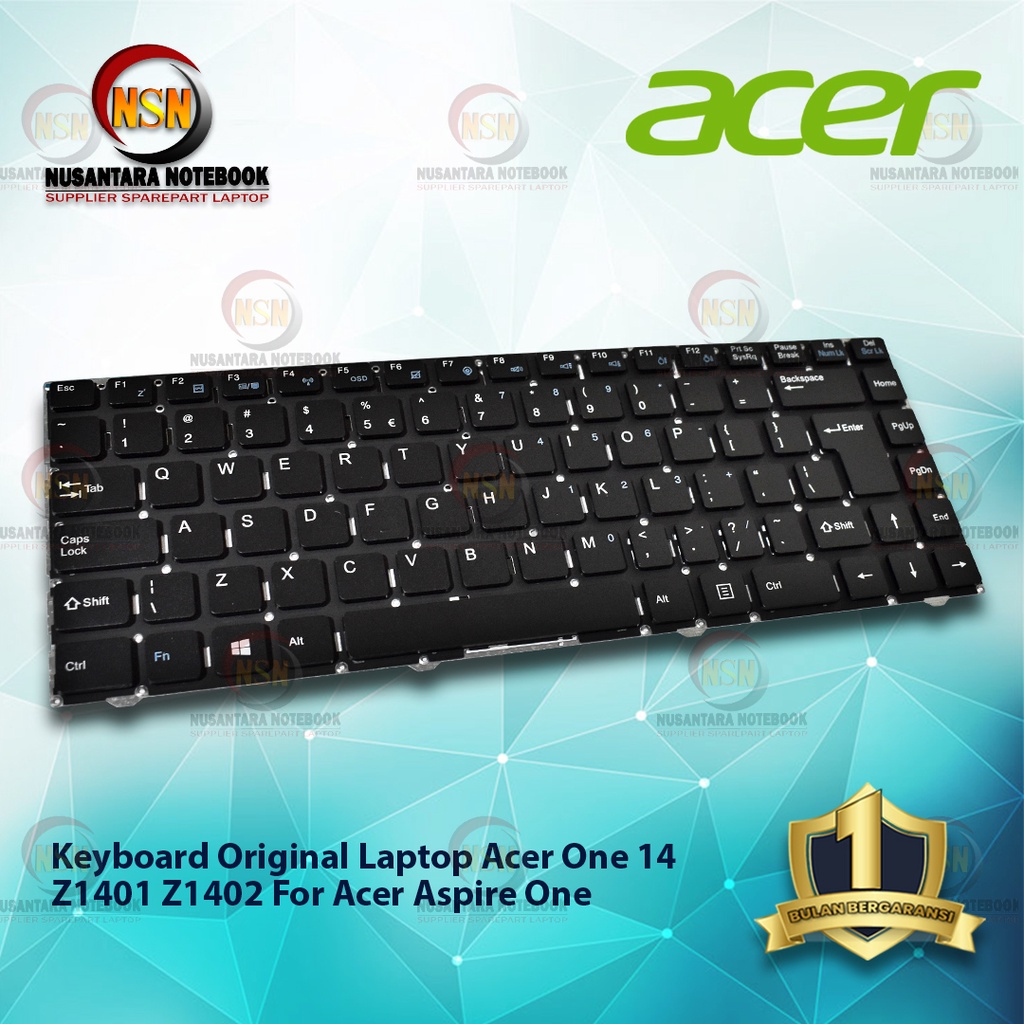 Keyboard Acer One 14 Z1401 Z1402 for Acer Aspire One