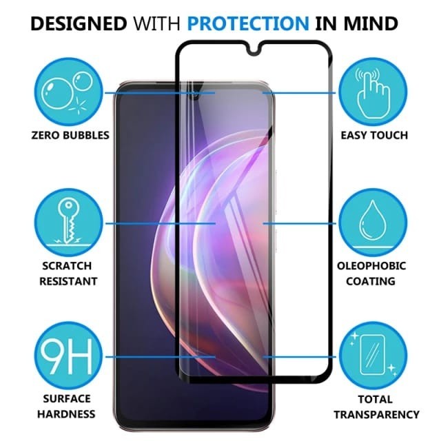 VIVO V23e TEMPERED GLASS 2IN1 FULL LAYAR &amp; KAMERA