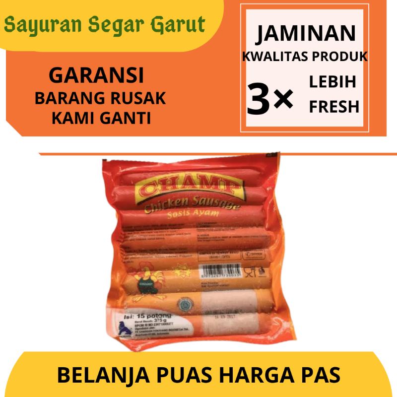

Cham Sosis Ayam Isi 15 Frozen Food Garut