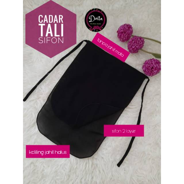 Cadar tali sifon jetblack