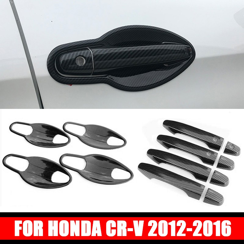 Xuming Aksesoris Mobil, Pegangan Pintu Mobil Serat Karbon, Honda Crv 2012 2016, Aksesoris Mobil Generasi Ketiga Cr V