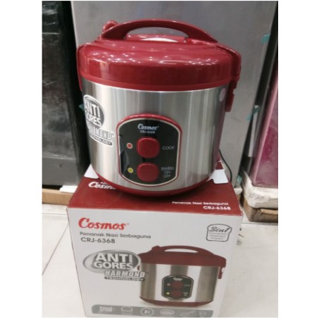 Cosmos Rice Cooker Magicom 2 Liter CRJ-6368 Harmond Anti Gores CRJ 6368